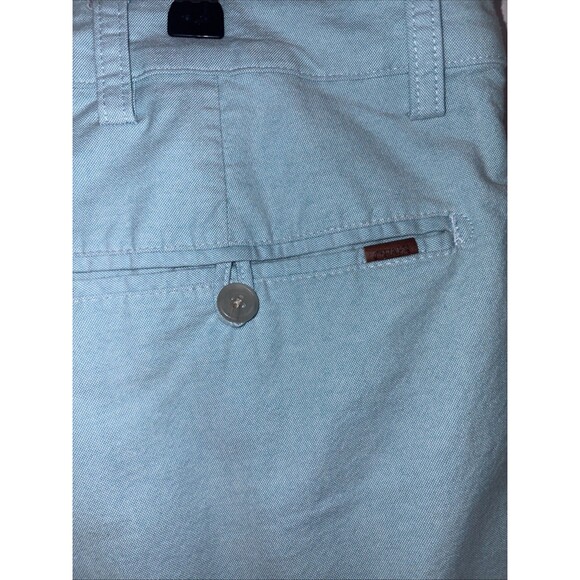 Chaps Shorts 42 1-Blue & 1-Tan Chino Khaki Comfort Waistband Stretch Flat Front - Picture 9 of 16